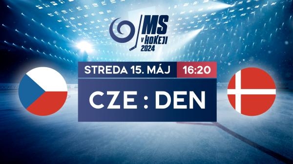 MS v hokeji 2024: Česko - Dánsko