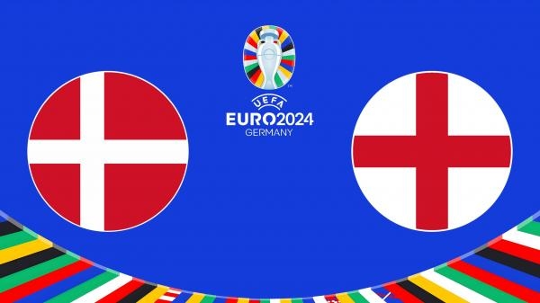 Nogomet, UEFA EURO 2024: Danska - Engleska, 1.pol.