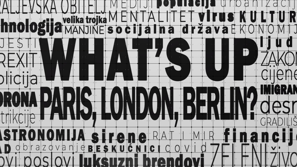 Dokumentarci What's Up Paris, London, Berlin