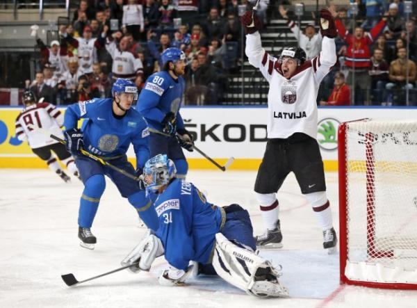 Hokej: Kazachstán - Lotyšsko