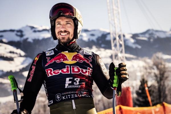 Behind the scenes with Marcel Hirscher on the Streif