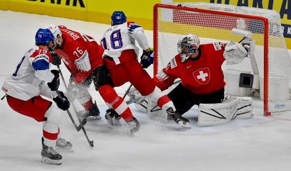 Hokej: Česko - Švýcarsko