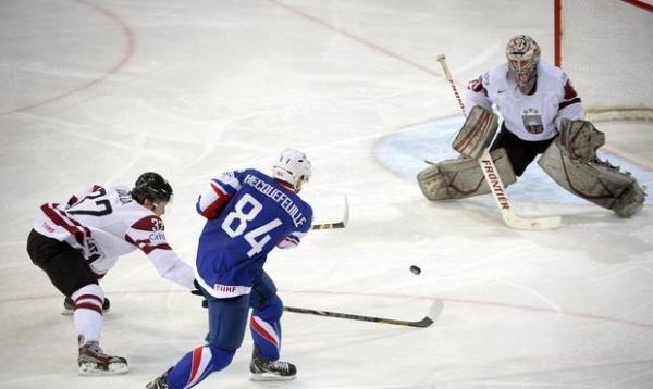 Hokej: Lotyšsko - Francie