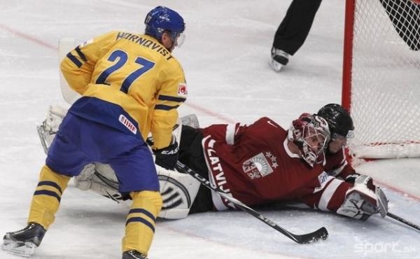 Hokej: Švédsko - Lotyšsko