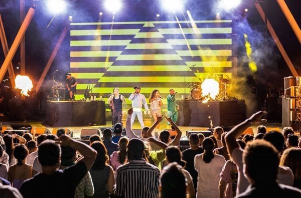 Black eyed peas - koncert v Bayfront parku